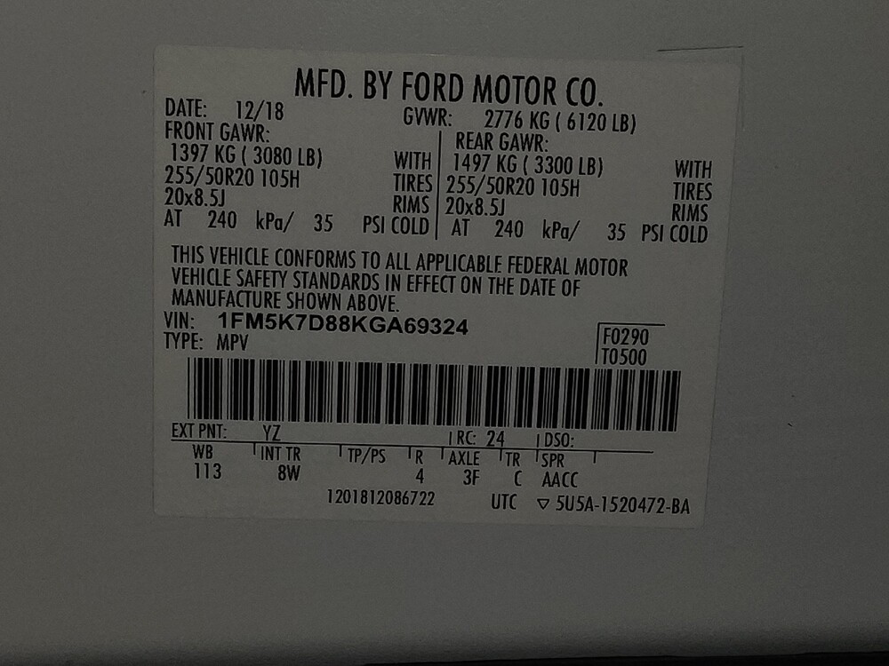 2019 Ford Explorer in Mobile, AL 36606 - 18080480 33