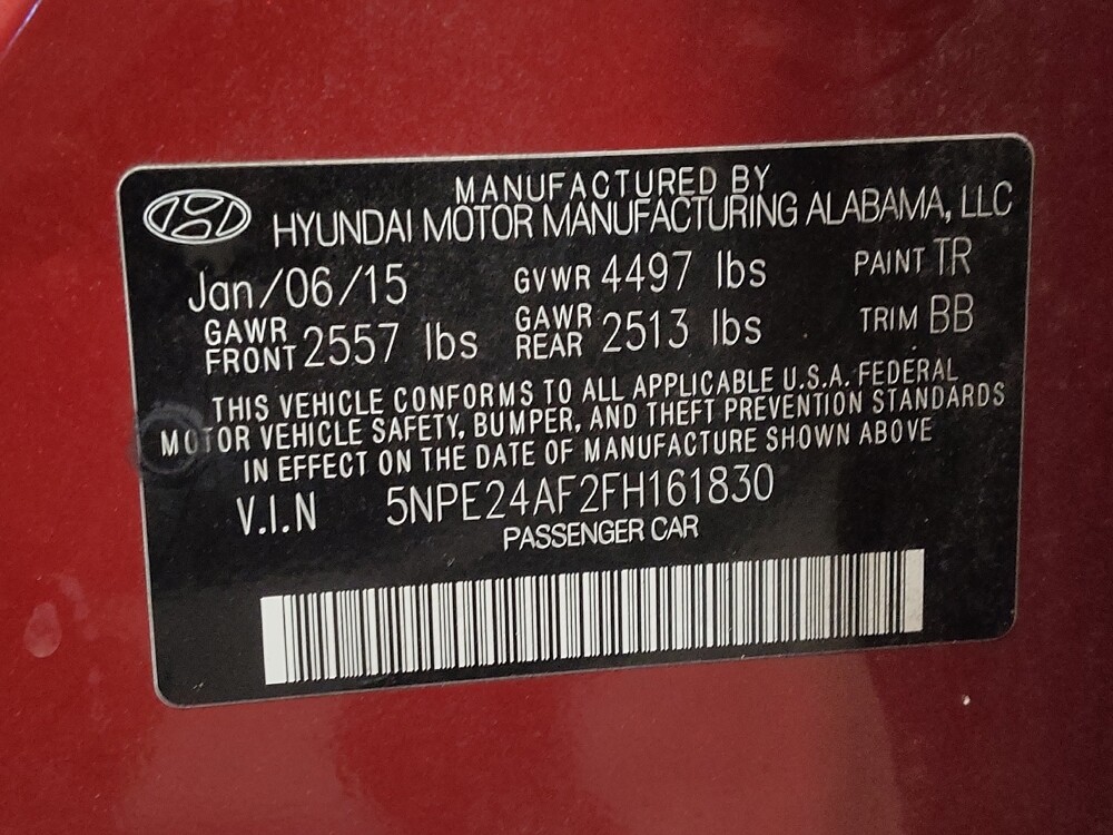 2015 Hyundai Sonata in Jacksonville, FL 32210 - 18080490 33