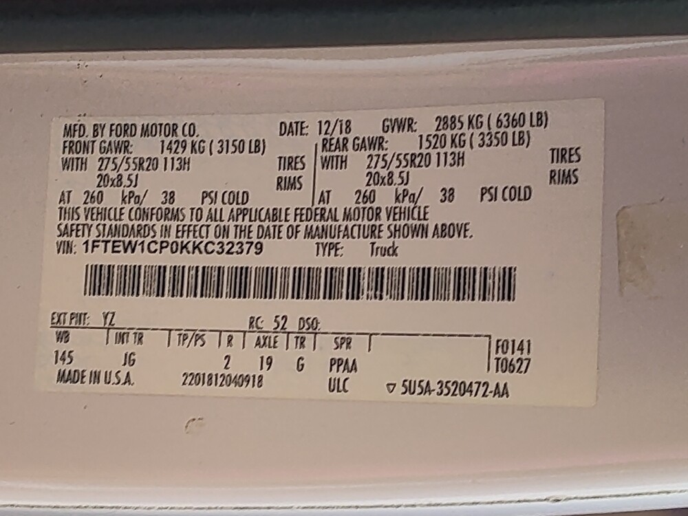 2019 Ford F150 in Live Oak, TX 78233 - 18080544 33