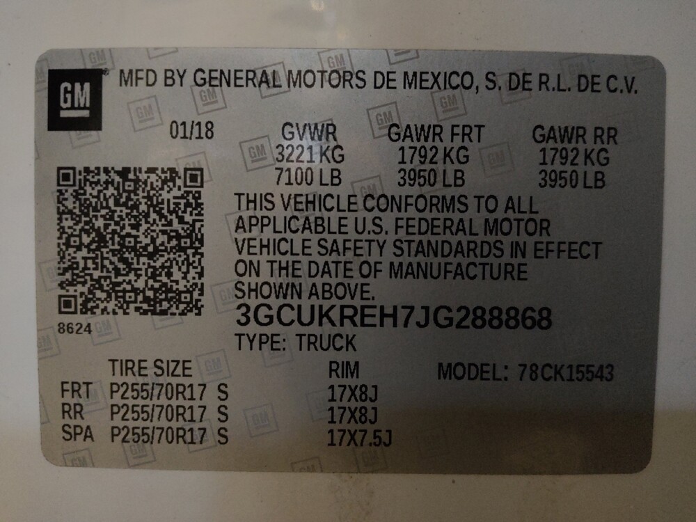 2018 Chevrolet Silverado 1500 in Gainesville, FL 32609 - 18080653 33