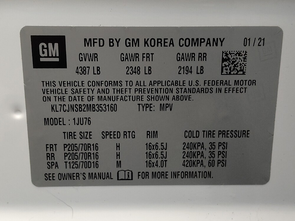 2021 Chevrolet Trax in Fairfield, OH 45014 - 18080668 33