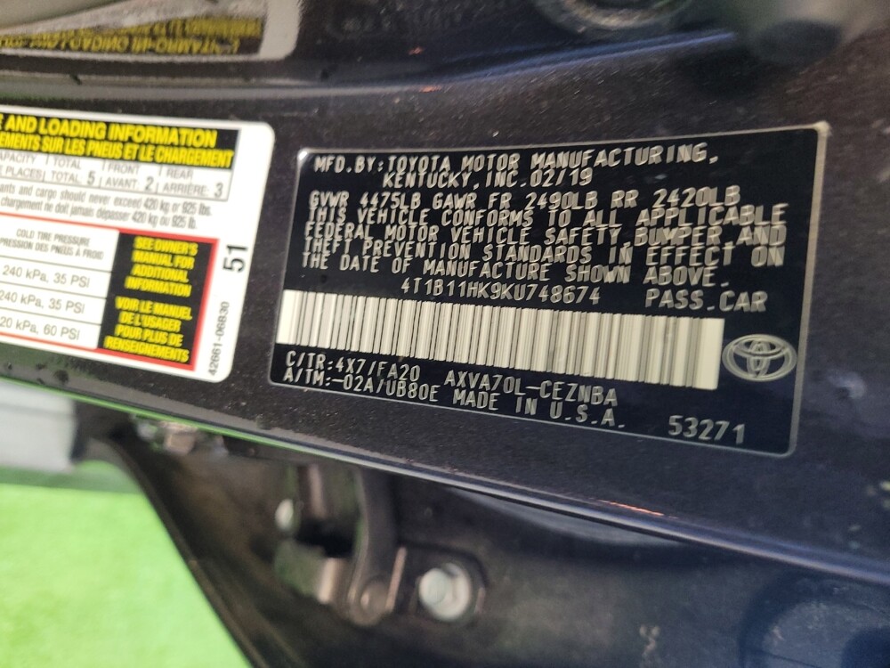 2019 Toyota Camry in Maple Heights, OH 44137 - 18080689 33