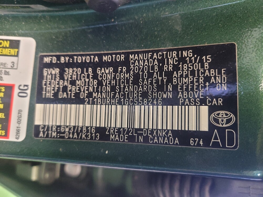 2016 Toyota Corolla in Maple Heights, OH 44137 - 18080715 33