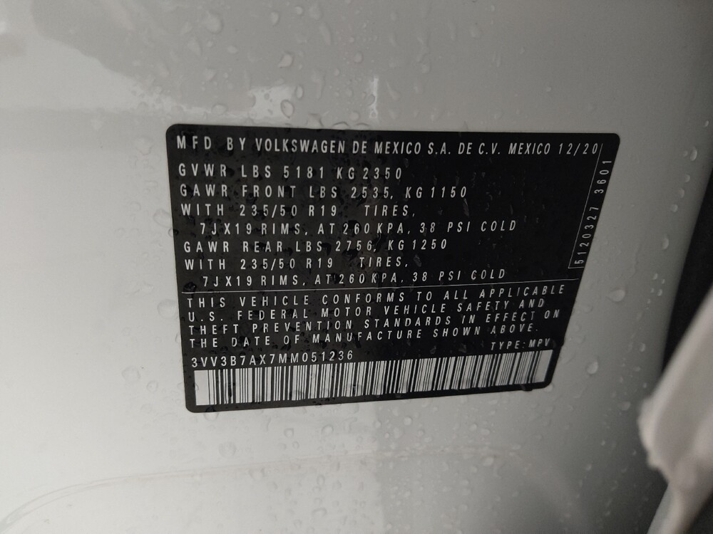 2021 Volkswagen Tiguan in Stone Mountain, GA 30083 - 18080760 33