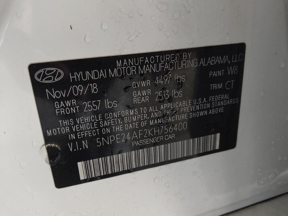 2019 Hyundai Sonata in Lakeland, FL 33815 - 18080799 33