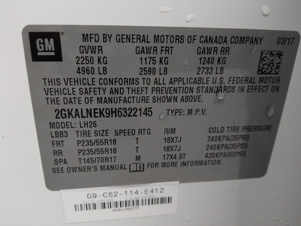 2017 GMC Terrain in Pelham, AL 35124 - 18080927 33