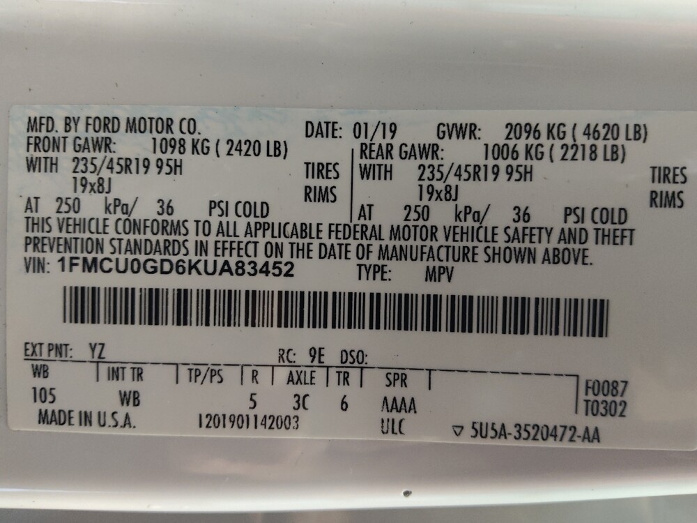 2019 Ford Escape in Houston, TX 77074 - 18080929 33