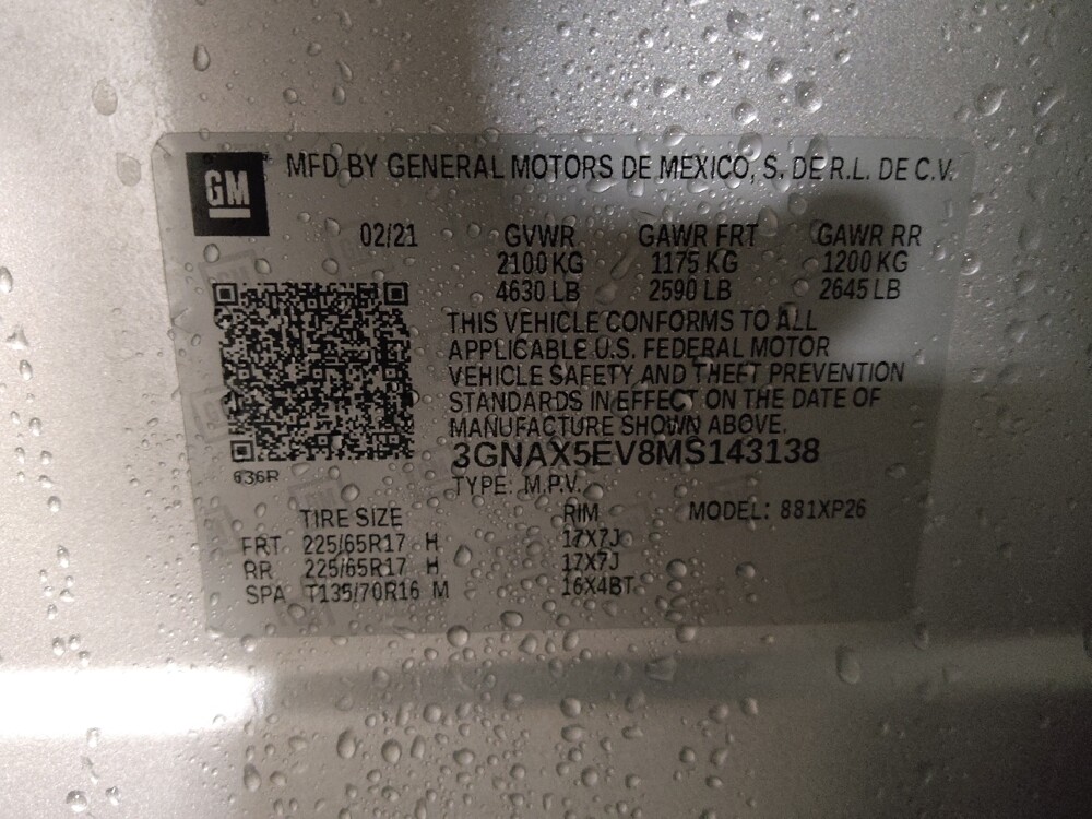 2021 Chevrolet Equinox in Birmingham, AL 35215 - 18080973 33