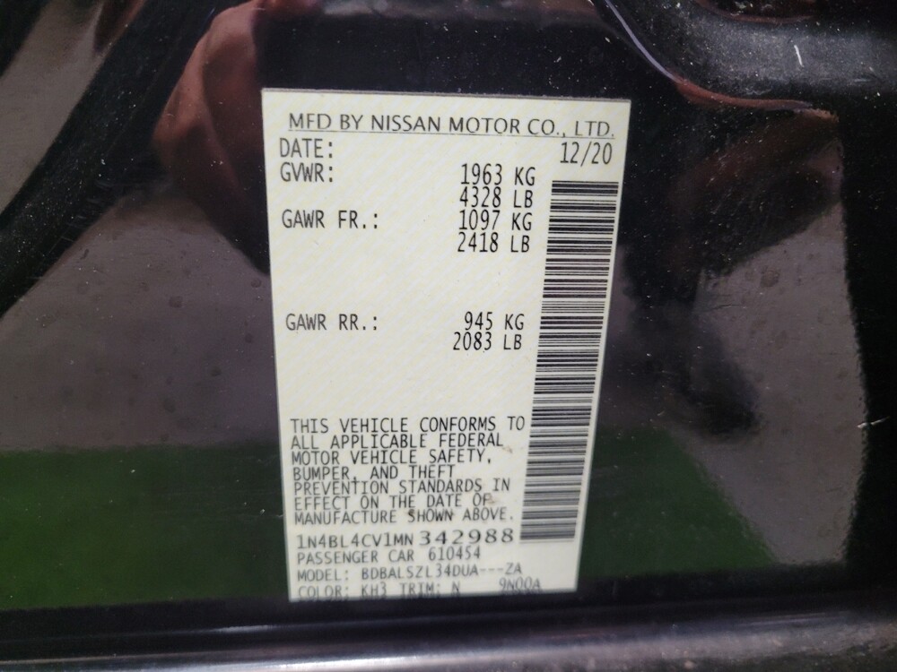 2021 Nissan Altima in Columbus, OH 43231 - 18080980 33