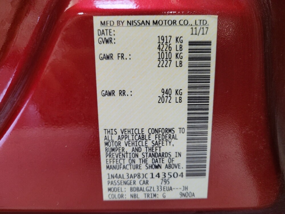 2018 Nissan Altima in Montclair, CA 91763 - 18081006 33