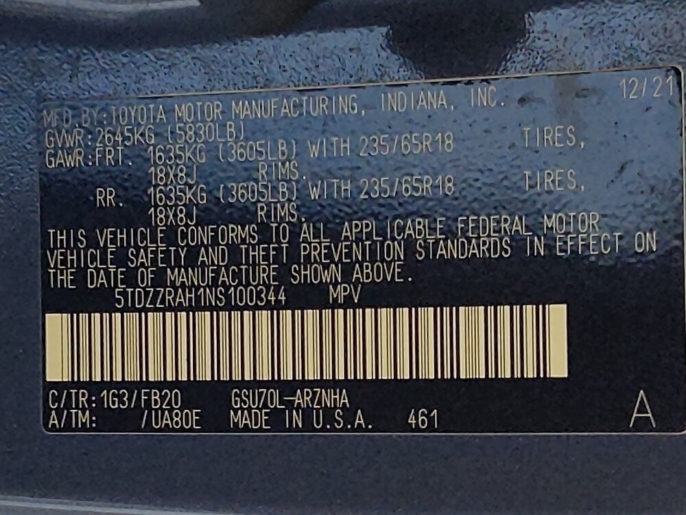 2022 Toyota Highlander in Lakeland, FL 33815 - 18081016 33