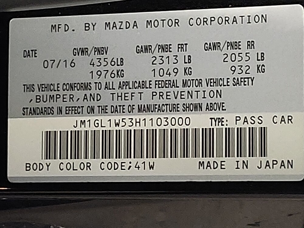 2017 Mazda MAZDA6 in Lakeland, FL 33815 - 18081019 33