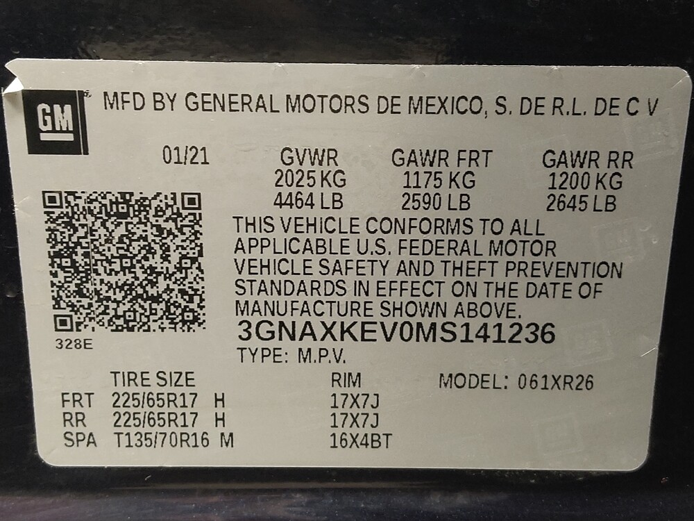 2021 Chevrolet Equinox in Live Oak, TX 78233 - 18081034 33