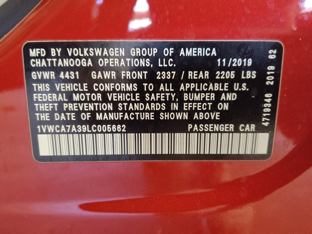 2020 Volkswagen Passat in Jacksonville, FL 32210 - 18081045 33