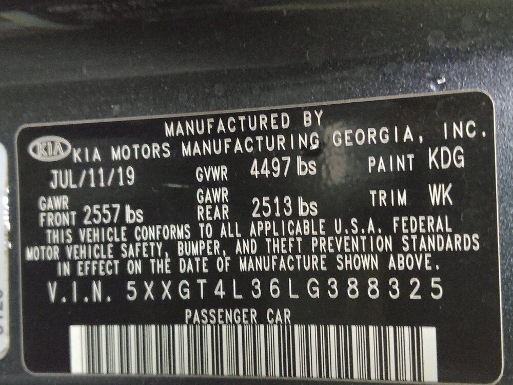 2020 Kia Optima in Columbia, SC 29210 - 18081046 33