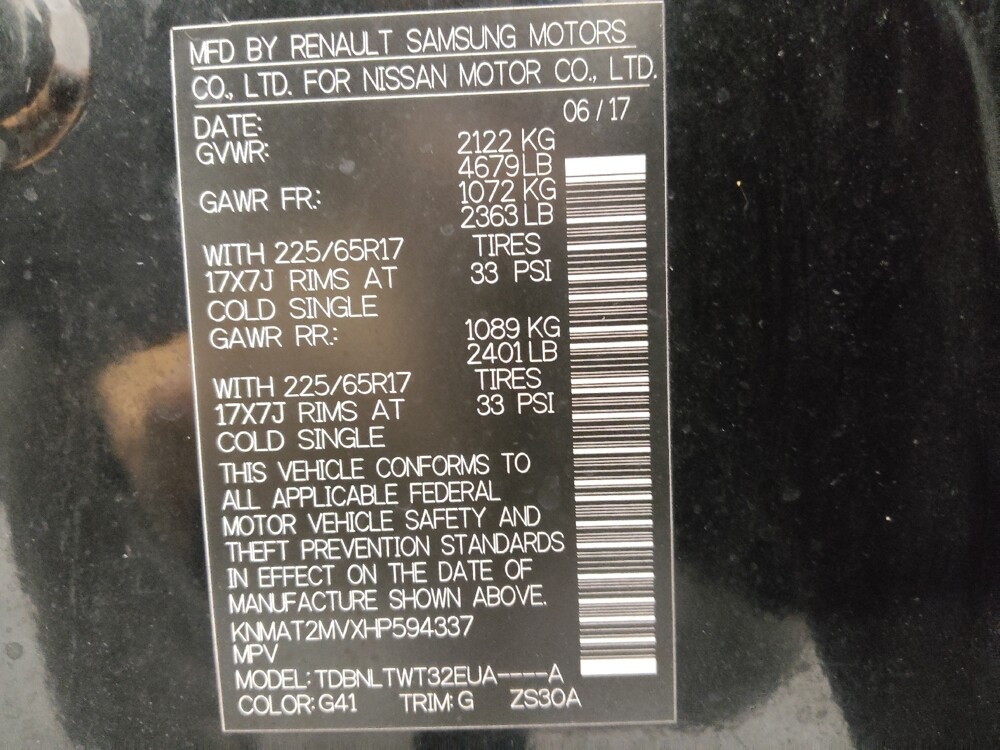 2017 Nissan Rogue in St. Louis, MO 63136 - 18081050 33