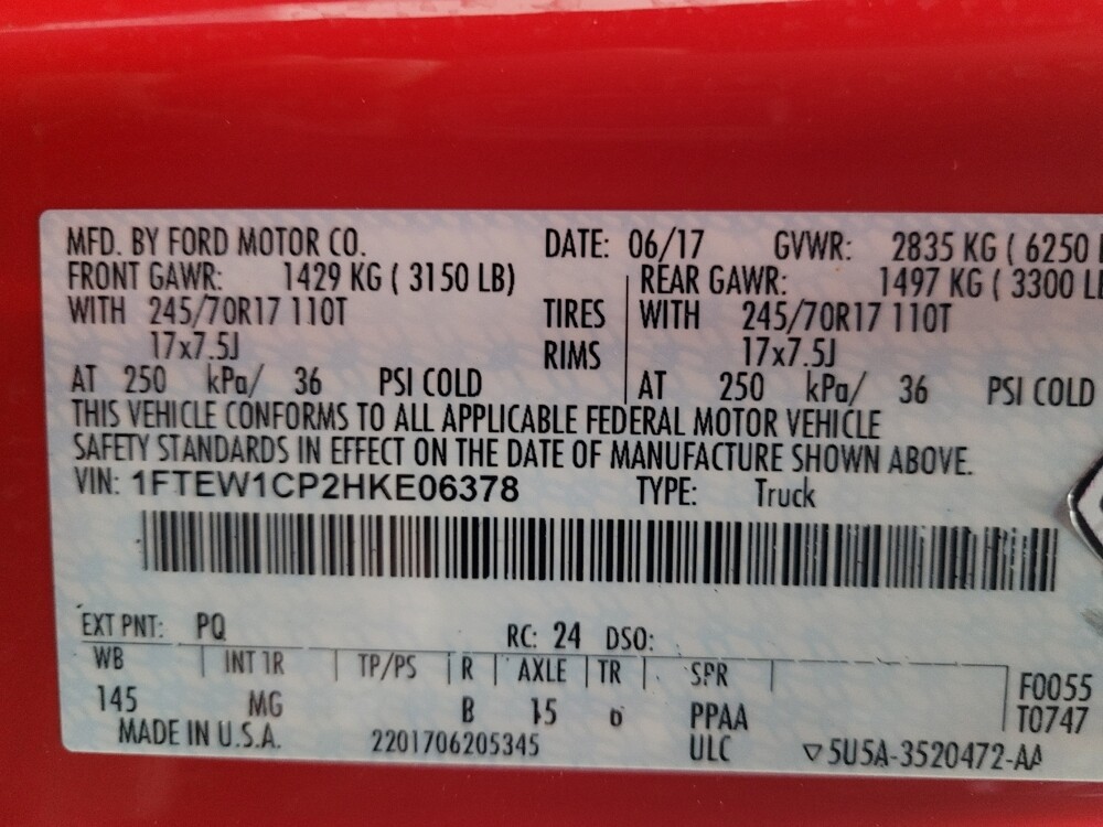 2017 Ford F150 in Madison, TN 37115 - 18081058 33