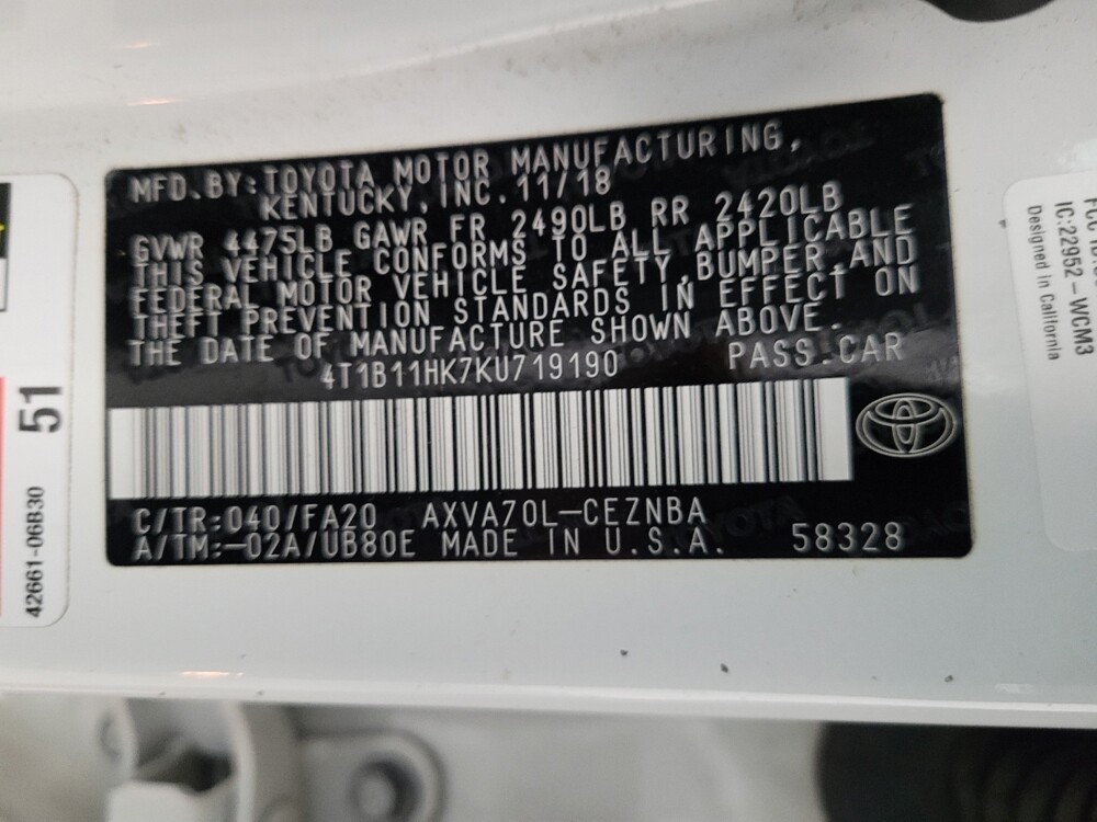 2019 Toyota Camry in Albuquerque, NM 87123 - 18081135 33