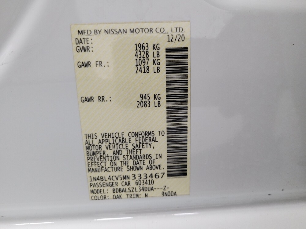 2021 Nissan Altima in Las Vegas, NV 89104 - 18081147 33