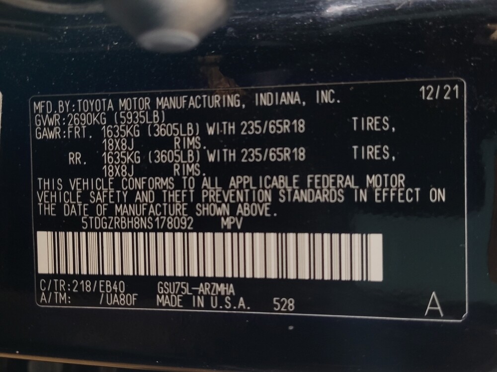 2022 Toyota Highlander in Sanford, FL 32773 - 18081156 33