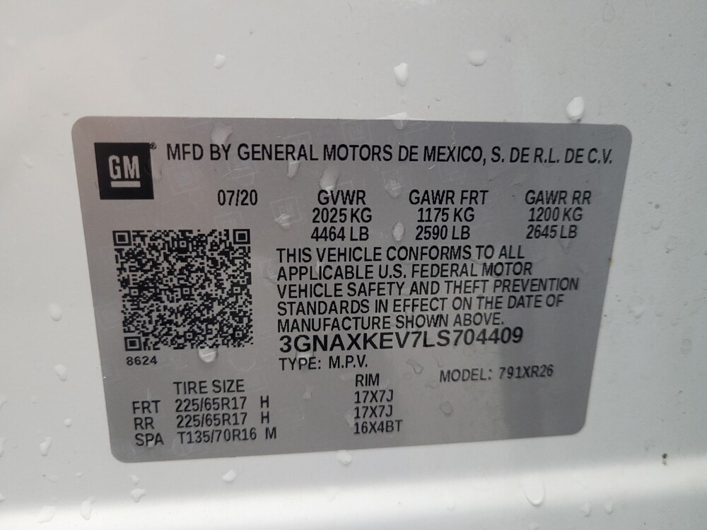 2020 Chevrolet Equinox in Memphis, TN 38128 - 18081187 33