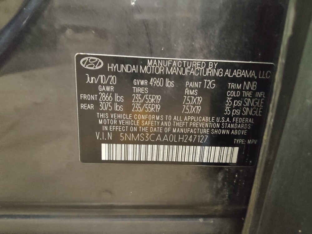 2020 Hyundai Santa Fe in Woodbridge, VA 22191 - 18081210 33