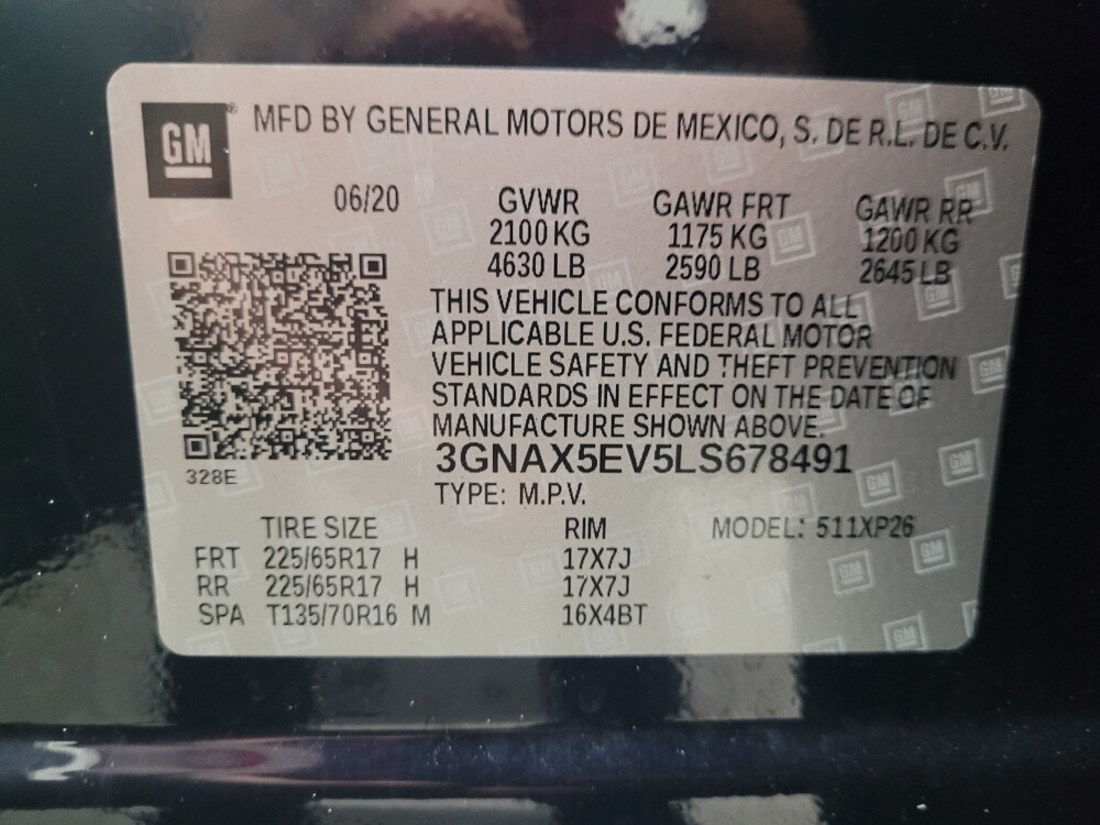 2020 Chevrolet Equinox in Eastpointe, MI 48021 - 18081230 33