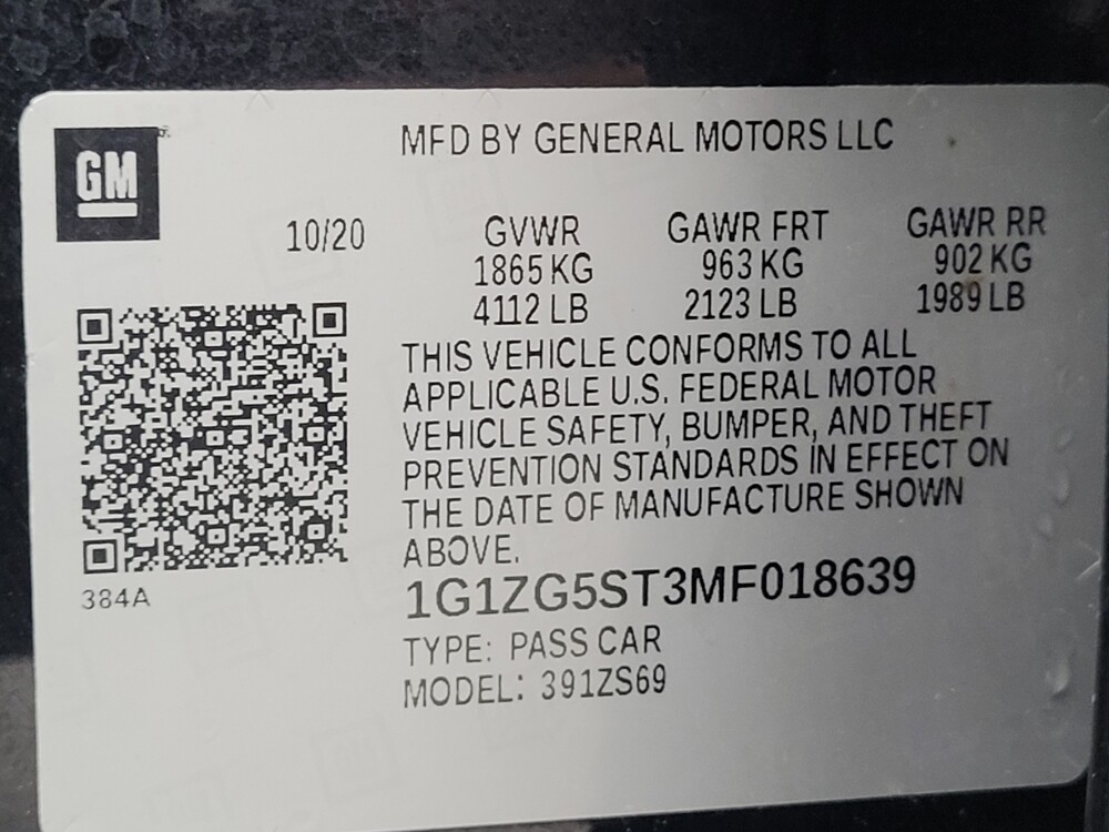 2021 Chevrolet Malibu in Antioch, TN 37013 - 18081304 33