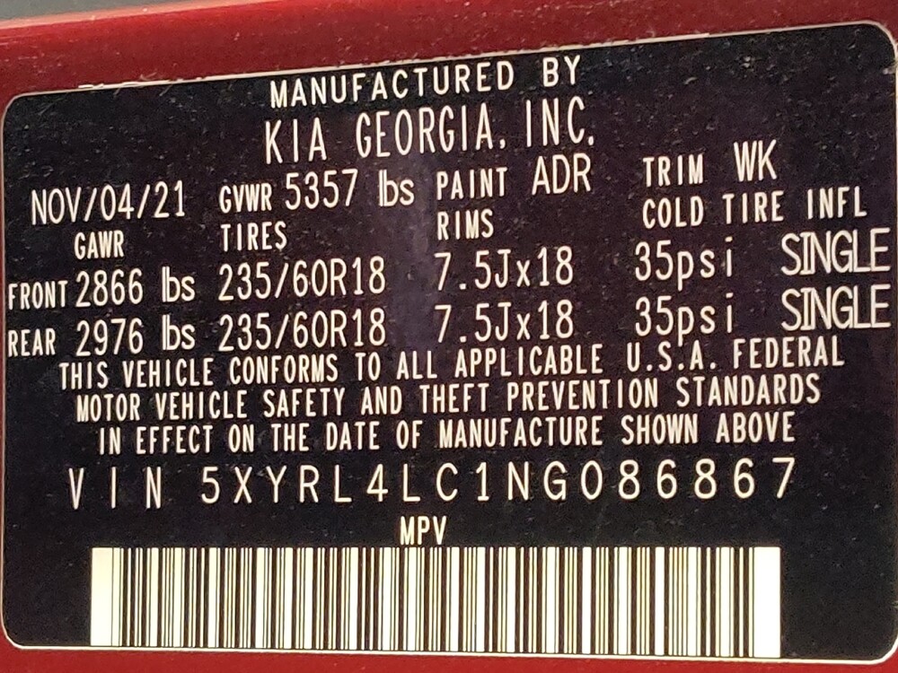 2022 Kia Sorento in Clearwater, FL 33764 - 18081343 33