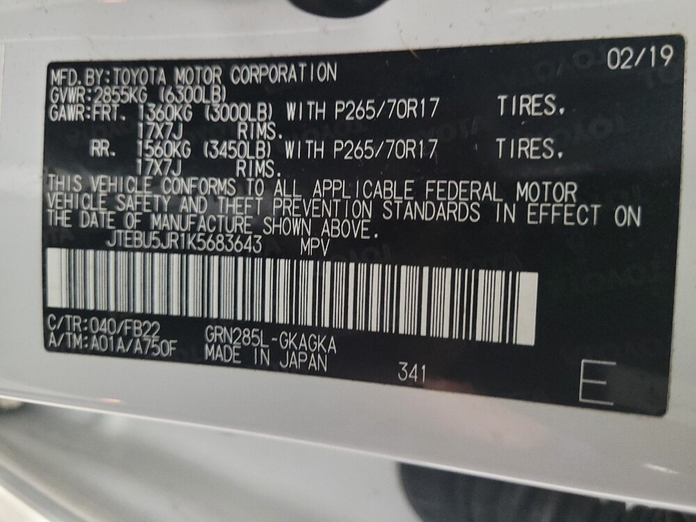 2019 Toyota 4Runner in Grand Rapids, MI 49508 - 18081349 33