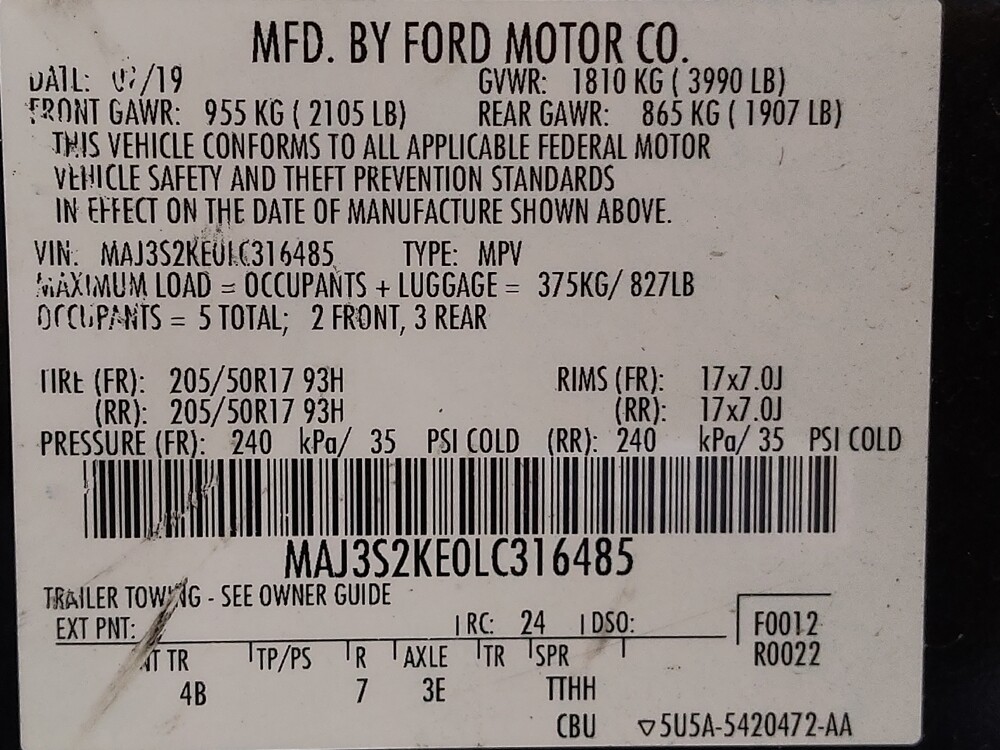 2020 Ford EcoSport in Morrow, GA 30260 - 18081382 33