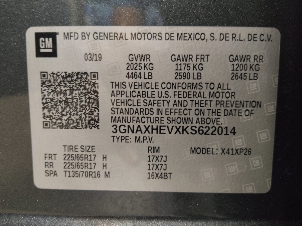 2019 Chevrolet Equinox in Jacksonville, FL 32225 - 18081481 33