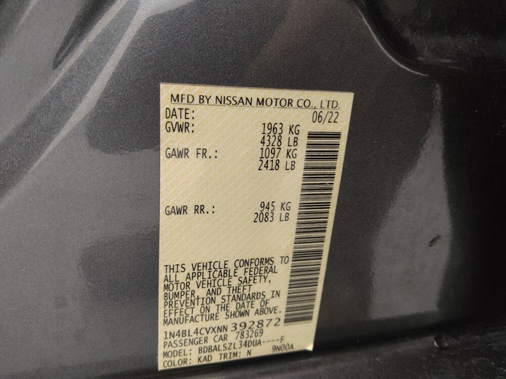 2022 Nissan Altima in Independence, MO 64055 - 18081563 33