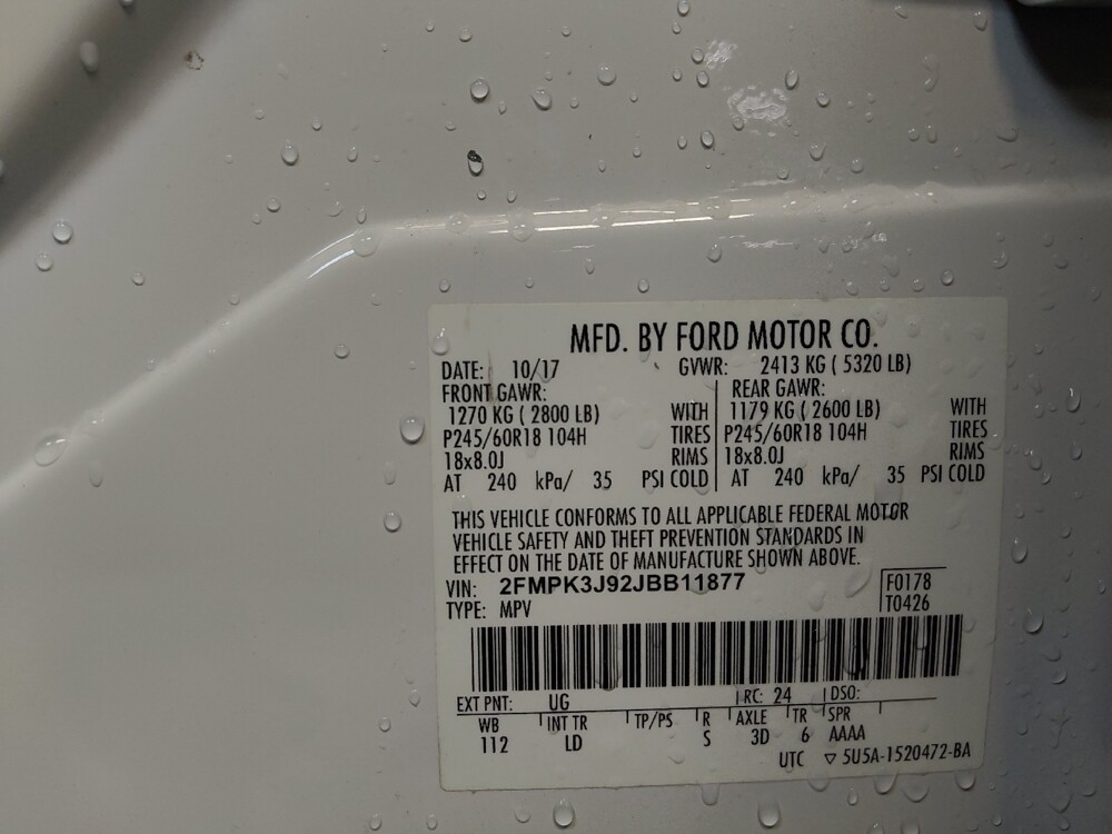 2018 Ford Edge in Clearwater, FL 33764 - 18081610 33