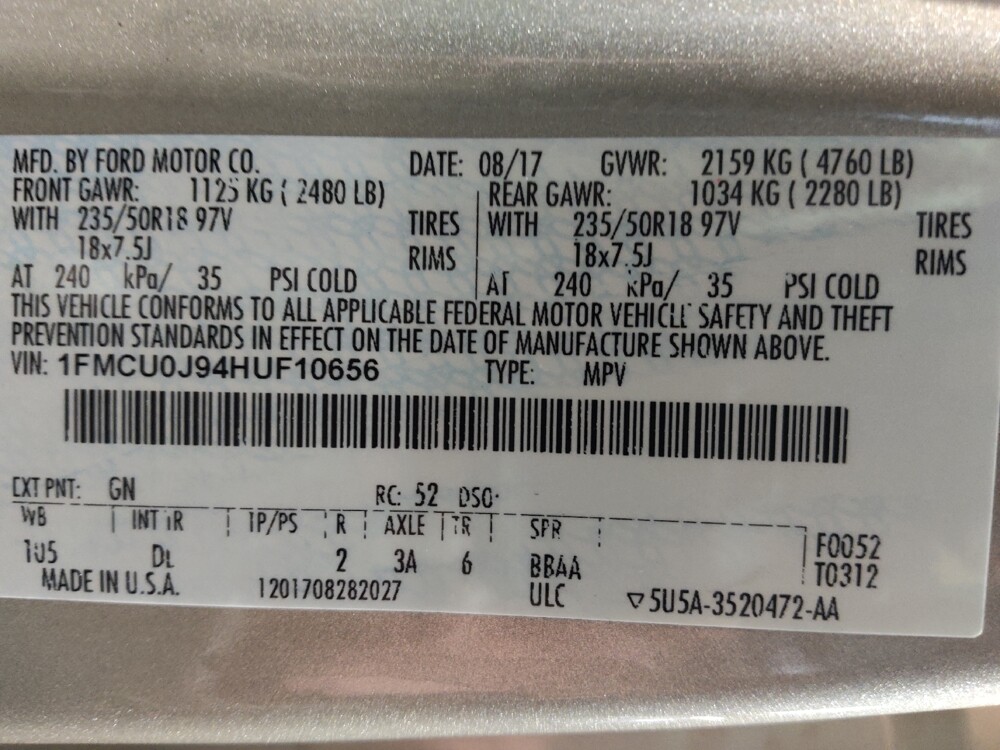 2017 Ford Escape in Houston, TX 77074 - 18081612 33