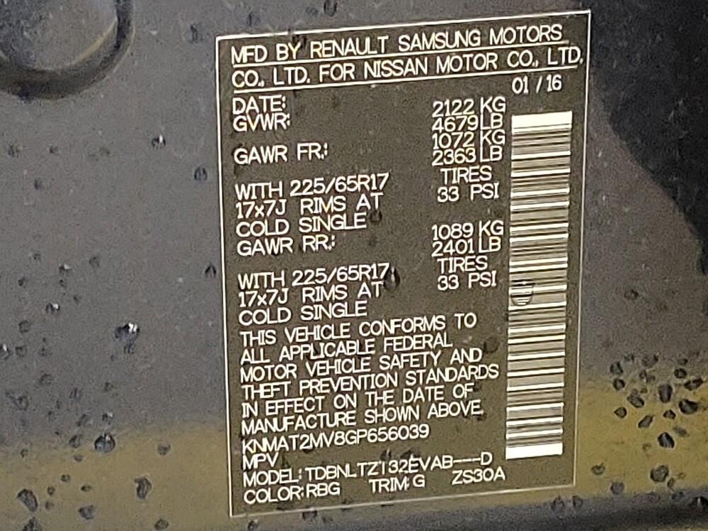 2016 Nissan Rogue in Knoxville, TN 37923 - 18081632 33