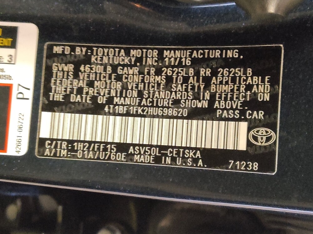 2017 Toyota Camry in Savannah, GA 31419 - 18081647 33