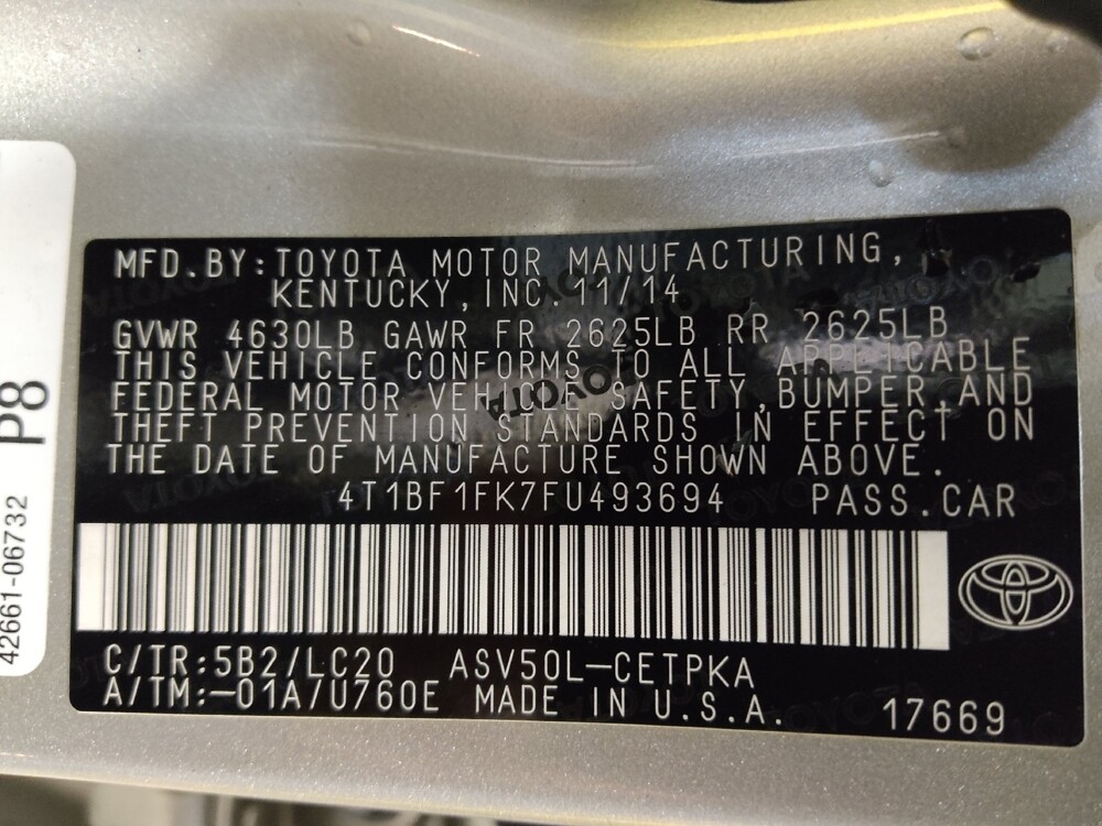 2015 Toyota Camry in Charlotte, NC 28273 - 18081651 33