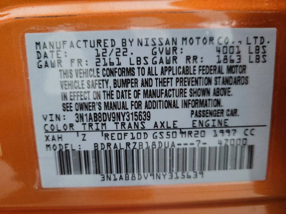 2022 Nissan Sentra in Phoenix, AZ 85022 - 18081667 33