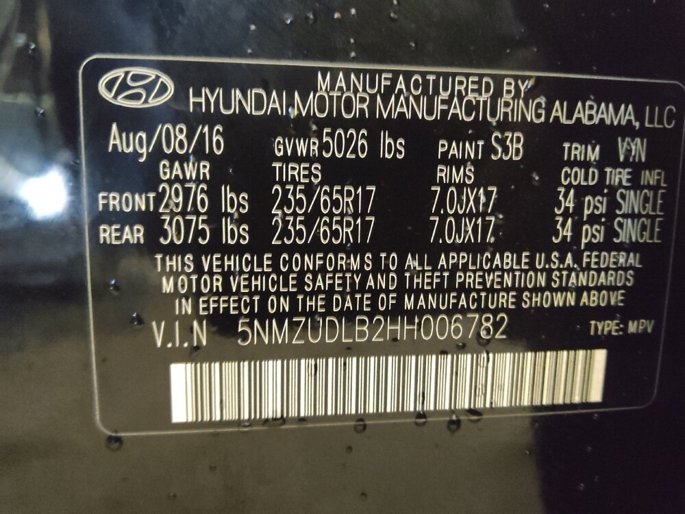 2017 Hyundai Santa Fe in Charlotte, NC 28213 - 18081686 33