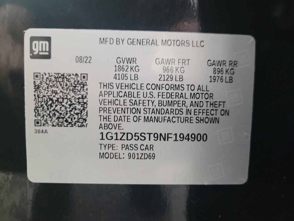 2022 Chevrolet Malibu in Eastpointe, MI 48021 - 18081824 33