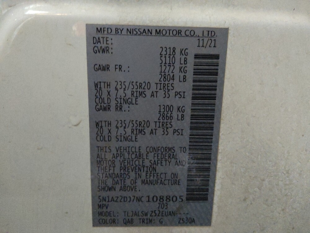 2022 Nissan Murano in Tucson, AZ 85705 - 18081848 33