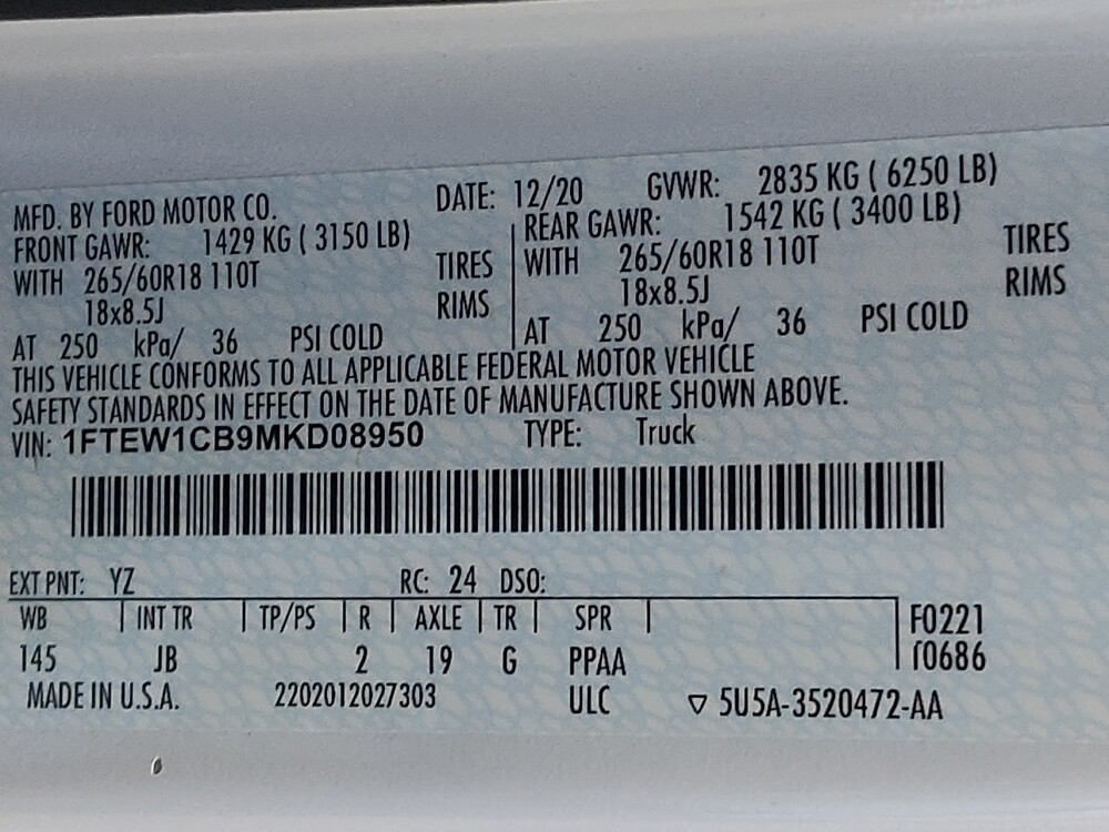 2021 Ford F150 in Tampa, FL 33612 - 18081853 33