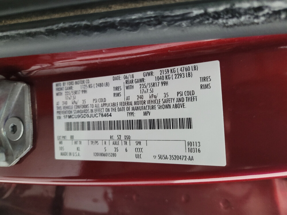 2018 Ford Escape in Las Vegas, NV 89102 - 18081858 33