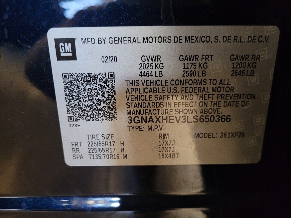 2020 Chevrolet Equinox in Sanford, FL 32773 - 18081865 33