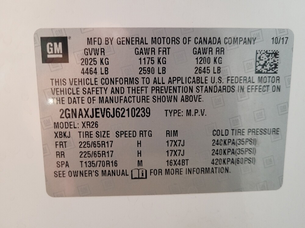 2018 Chevrolet Equinox in Orlando, FL 32808 - 18081872 33