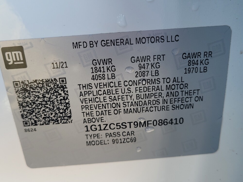 2021 Chevrolet Malibu in Greenville, SC 29607 - 18081897 33
