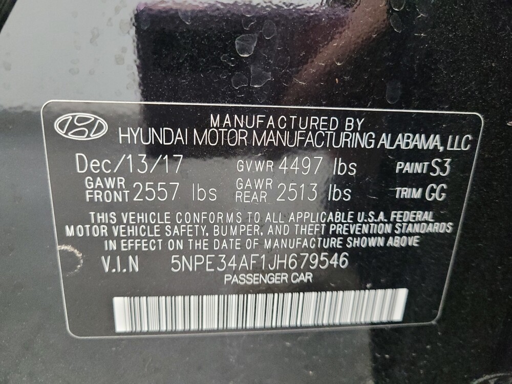 2018 Hyundai Sonata in Gastonia, NC 28056 - 18081910 33