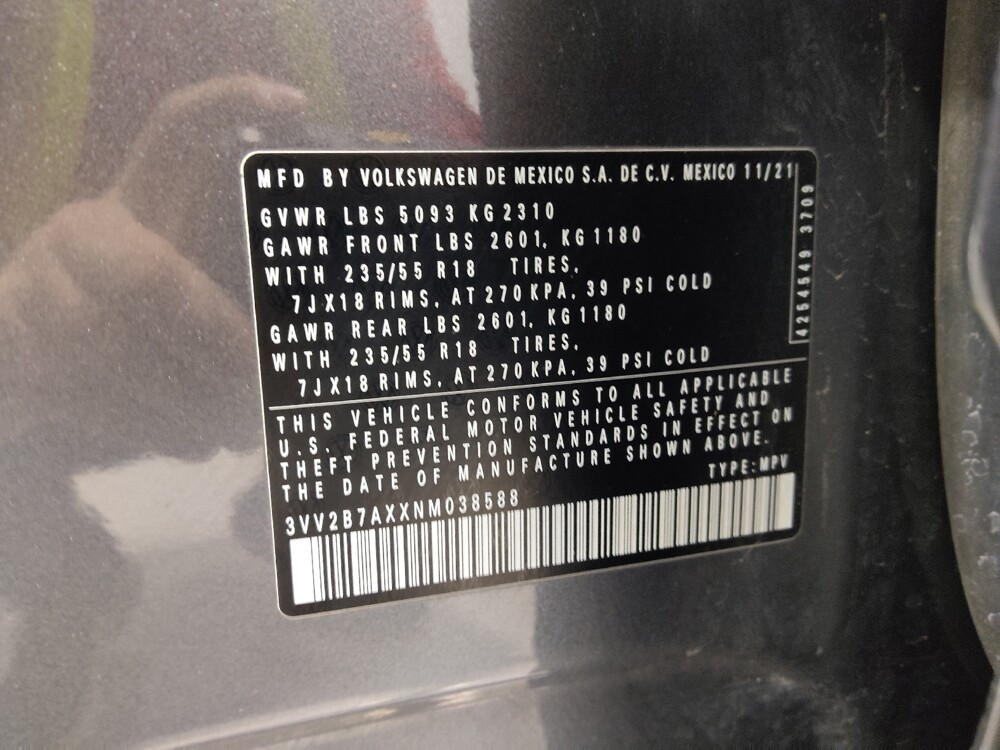 2022 Volkswagen Tiguan in Columbus, OH 43231 - 18081931 33