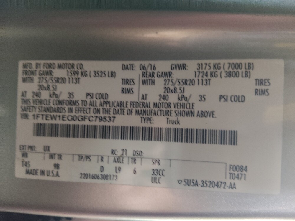 2016 Ford F150 in Kissimmee, FL 34744 - 18081976 33